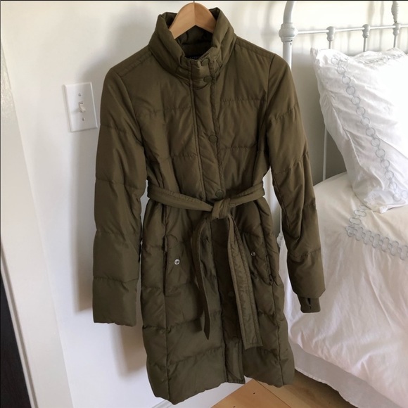 J. Crew Factory Jackets & Blazers - Jcrew Factory belted long puffer coat